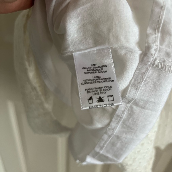 Sunday in Brooklyn white eyelet mini dress. Anthropologie. NWOT. Size XS. - Picture 3 of 10